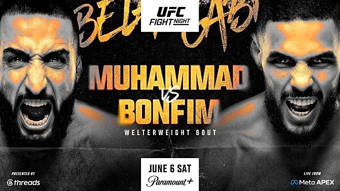 Belal time! UFC Vegas 118 poster drops for ‘Muhammad vs Bonfim’
