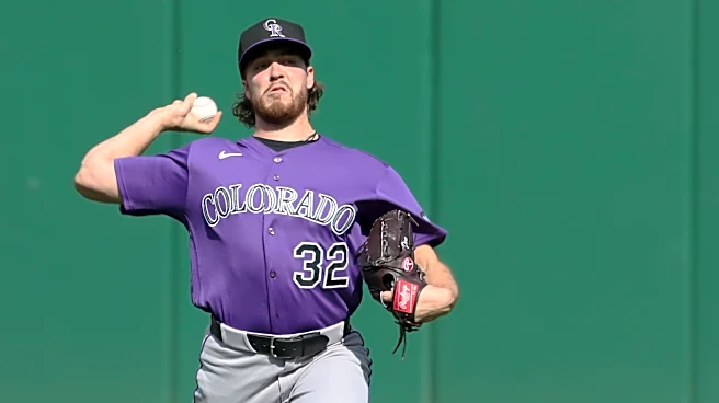 Chase Dollander leaves Rockies-Pirates game