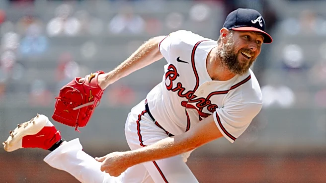 Chris Sale tries to help bring out the brooms for Braves against Cubs