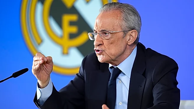 Real Madrid president Florentino Perez is using Barcelona as a distraction
