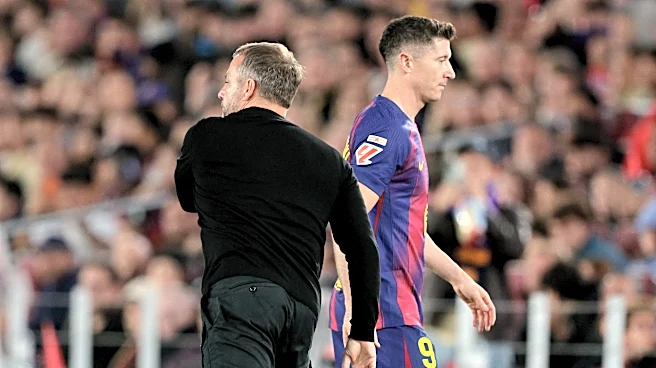 Robert Lewandowski ‘torn’ between two clubs ahead of final meeting with Barcelona boss Hansi Flick