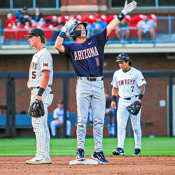 Arizona baseball uses 9th-inning rally to win opener at Oklahoma State