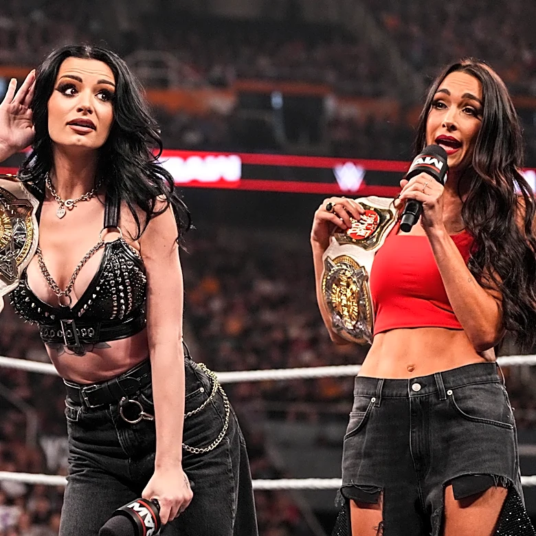 Paige and Brie Bella get a team name, and two bad shirts