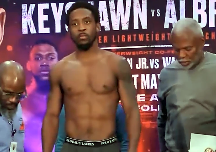 Keyshawn Davis makes weight on second try, rematch with Nahir Albright is set