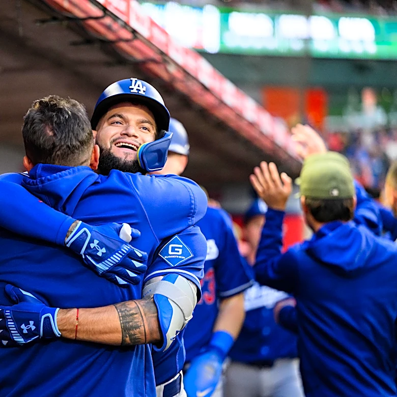 Dodgers slug 3 homers, use 8 pitchers in shutout win over Angels