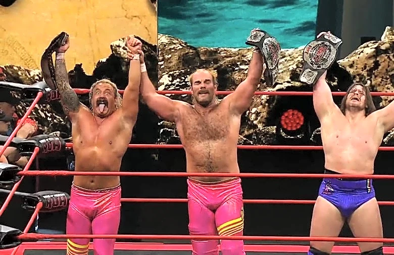 Dalton Castle & The Outrunners win ROH six-man titles at Supercard of Honor