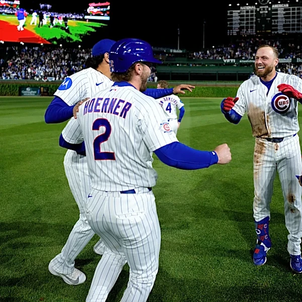 The Cubs are walking all over the league