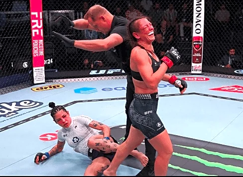 Video: Alice Ardelean hits historic Capsule Lock submission at UFC Vegas 117