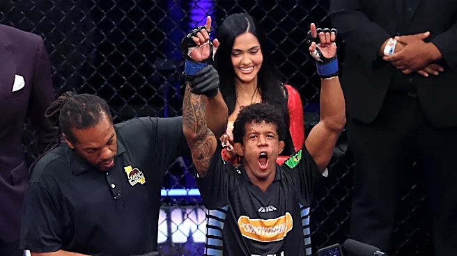 Rousey vs. Carano video: Adriano Moraes chokes out Phumi Nkuta as time expires, replay gives him submission win