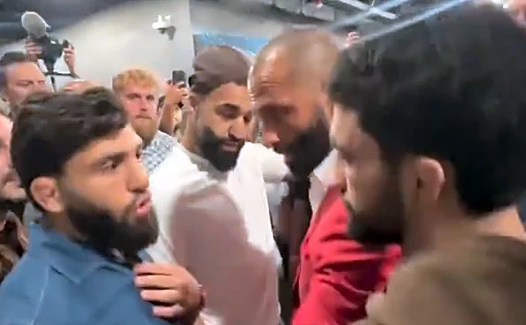 Rousey vs. Carano video: Arman Tsarukyan has backstage confrontation with Namo Fazil