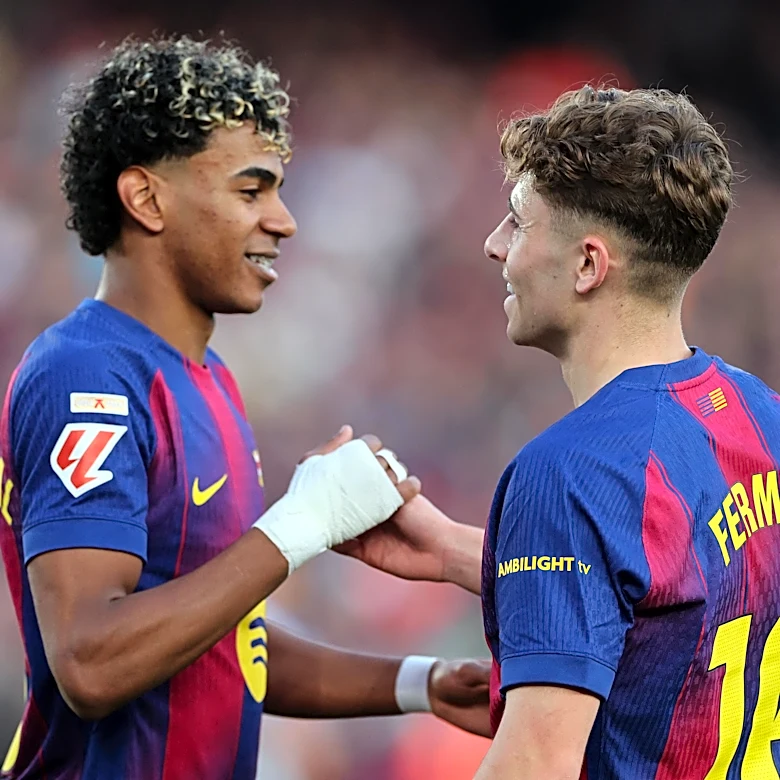 Lamine Yamal sends touching message to Fermin Lopez after Barcelona star hit by brutal injury blow