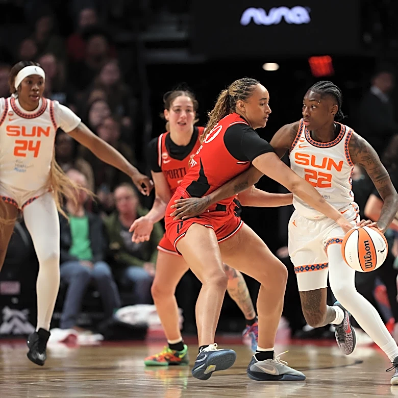 Fire Outrace Sun in Heated WNBA Action