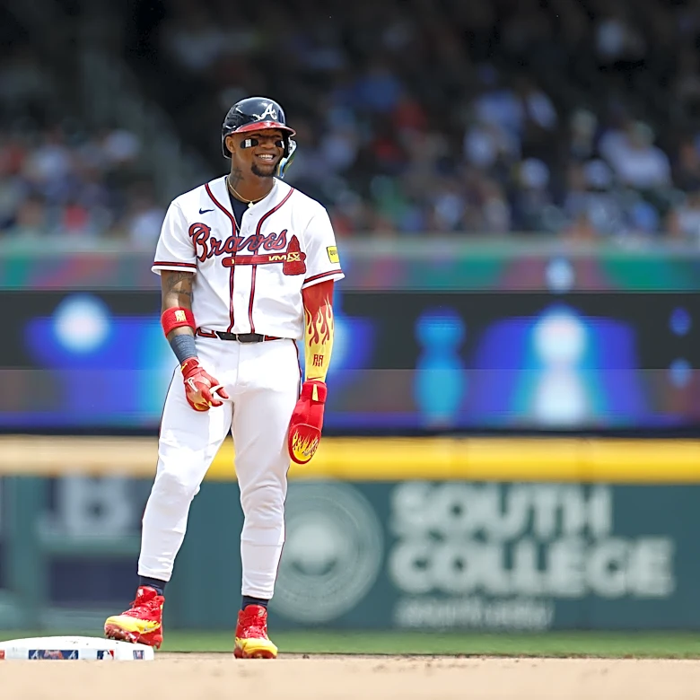 Ronald Acuna Jr. returns to lineup as DH in Game 2 vs. Marlins