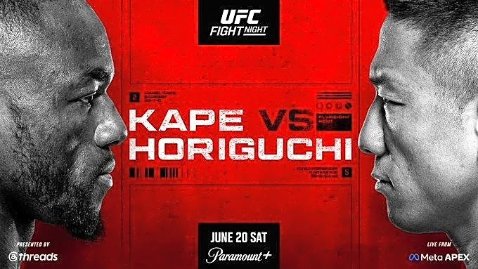 UFC Vegas 119 poster for ‘Kape vs. Horiguchi 2’