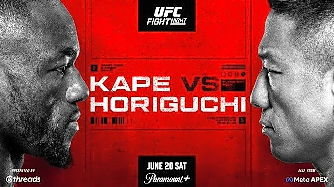 UFC Vegas 119 poster for ‘Kape vs. Horiguchi 2’