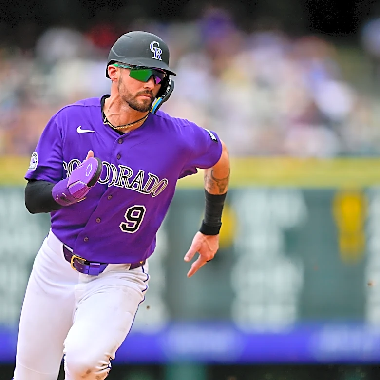 Brenton Doyle leaves Rockies-Rangers game