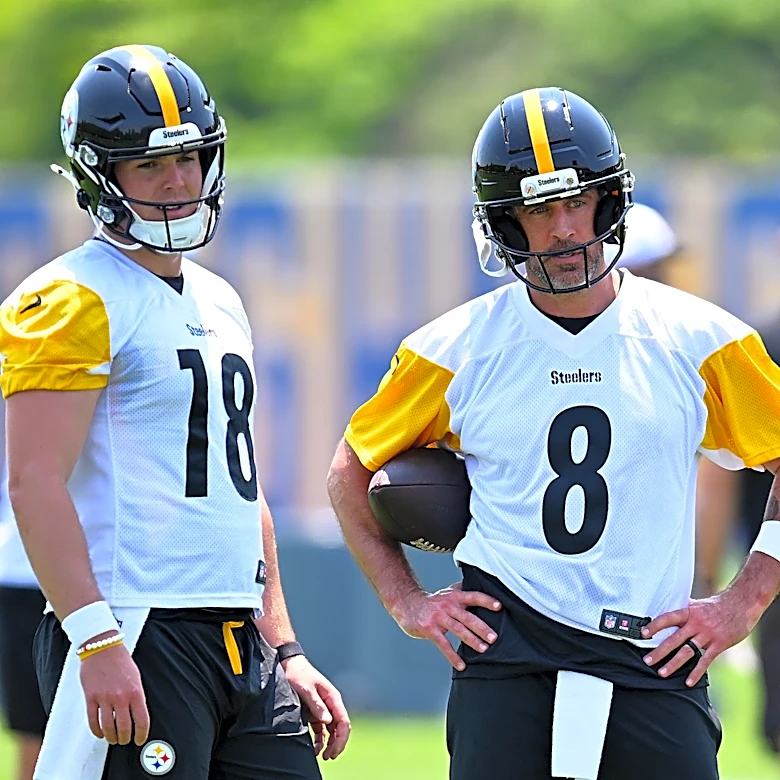 Aaron Rodgers embracing mentorship role with Drew Allar, Will Howard