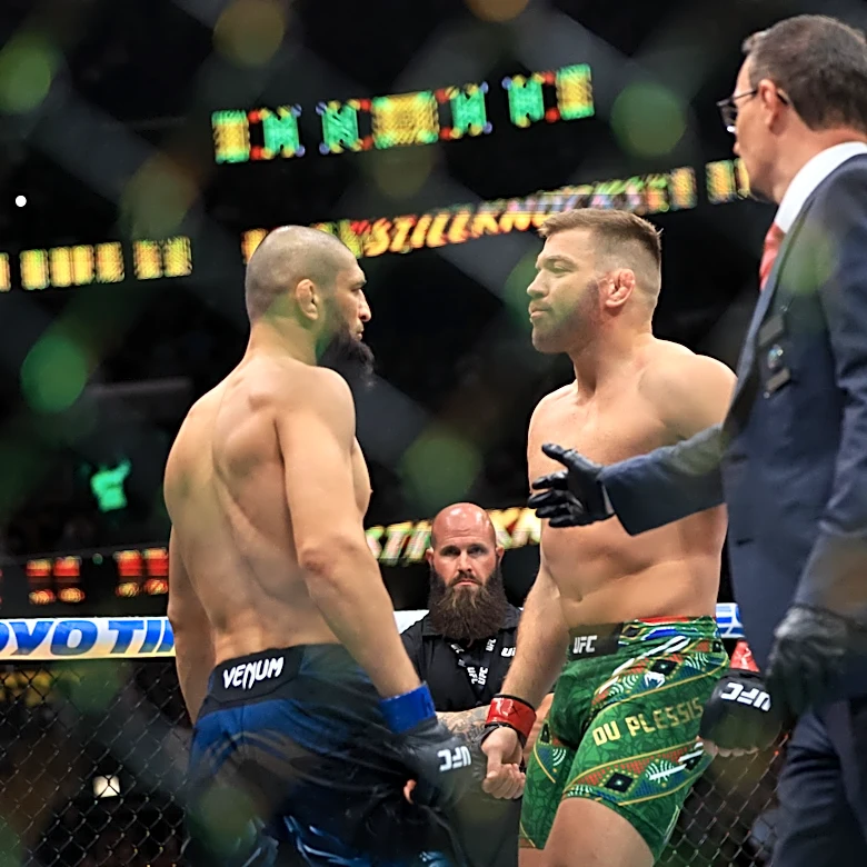 Dricus du Plessis: ‘Ridiculous’ for Khamzat Chimaev to blame UFC 328 loss on bad weight cut