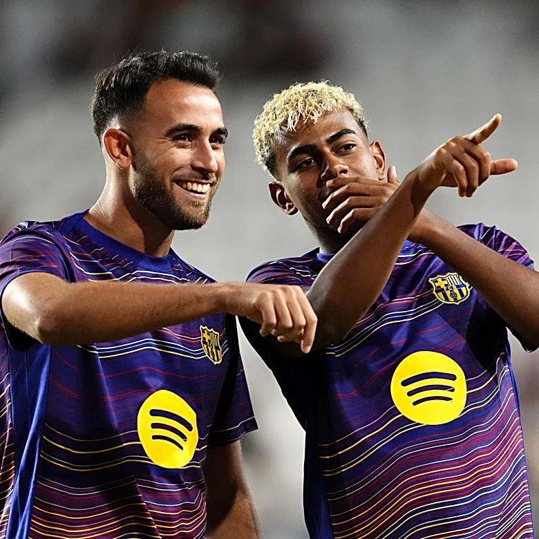 ‘Off the charts’ – Eric Garcia on his link-up with Lamine Yamal at Barcelona