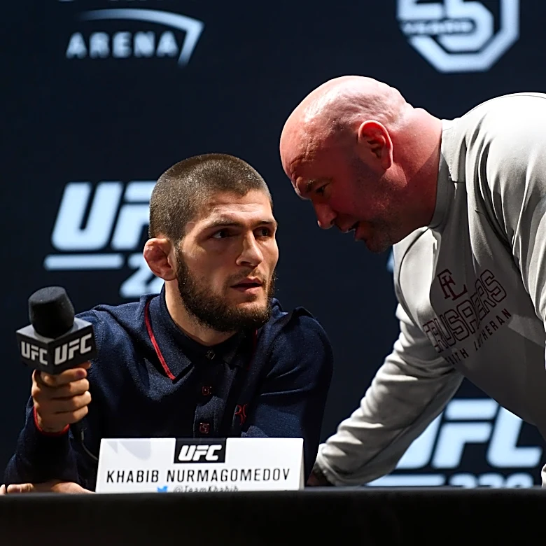 Khabib denies Dana White’s retirement tall tale: ‘Nobody ever gave me those millions’