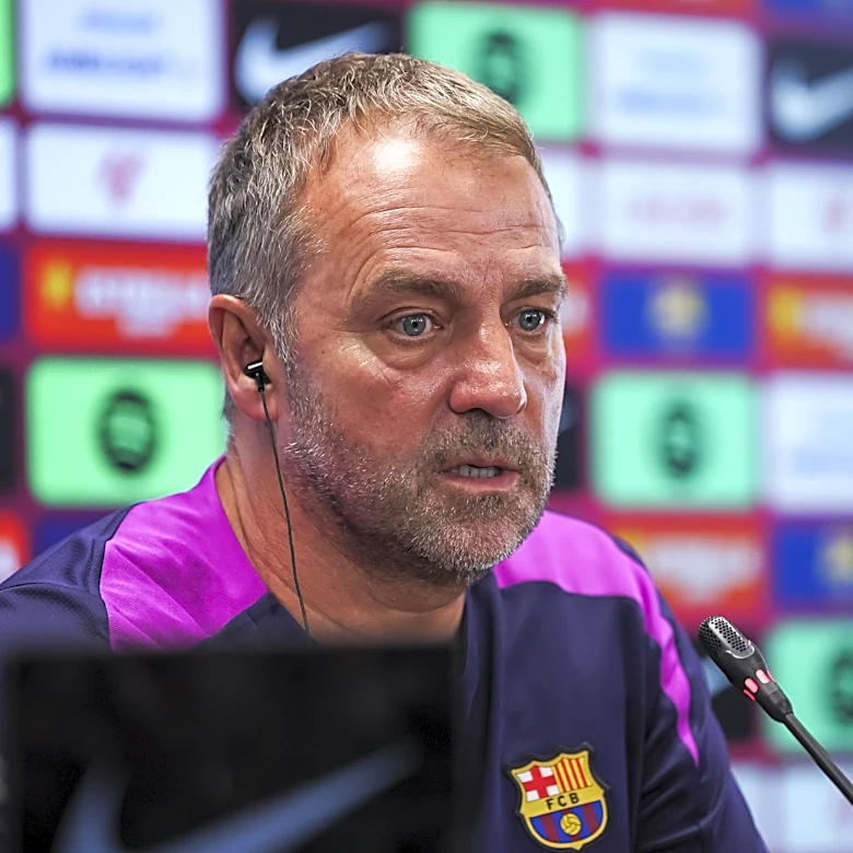 ‘He could be an option’ – Hansi Flick offers Hamza Abdelkarim hope of first team chance at Barcelona