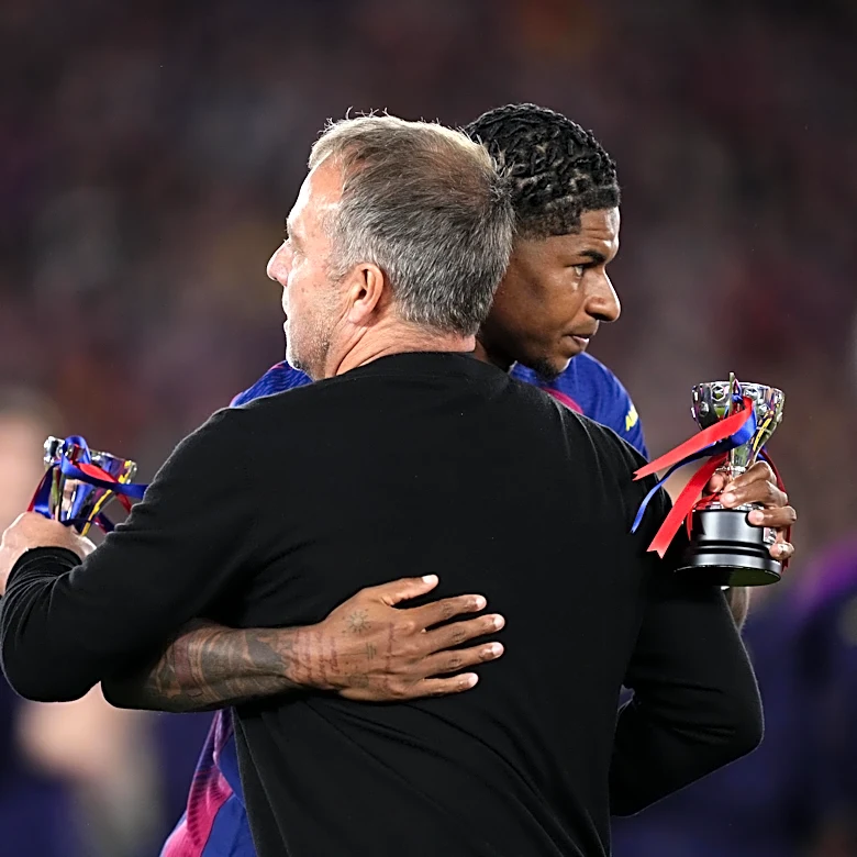 Marcus Rashford sends message to Hansi Flick and Barcelona after being named in England’s World Cup squad