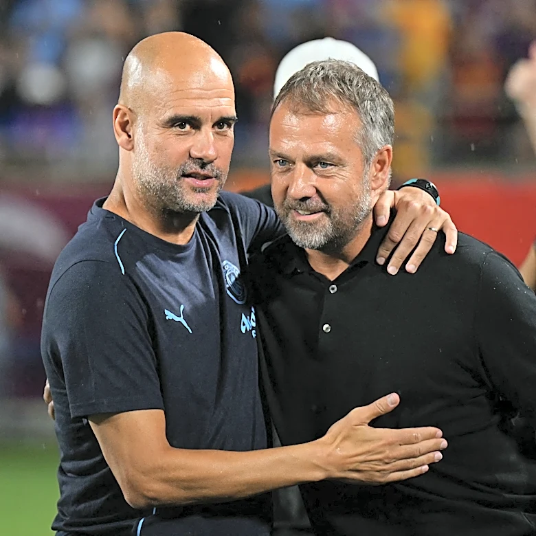 Hansi Flick pays classy tribute to ‘best coach in the world’ Pep Guardiola