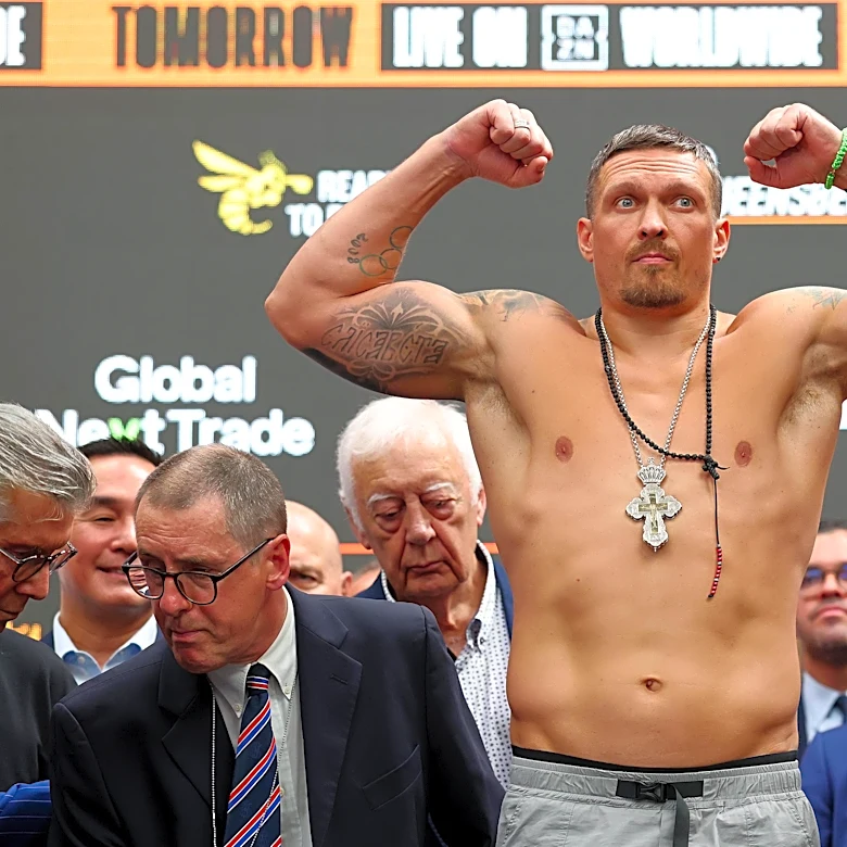 Usyk vs. Rico weigh-in video
