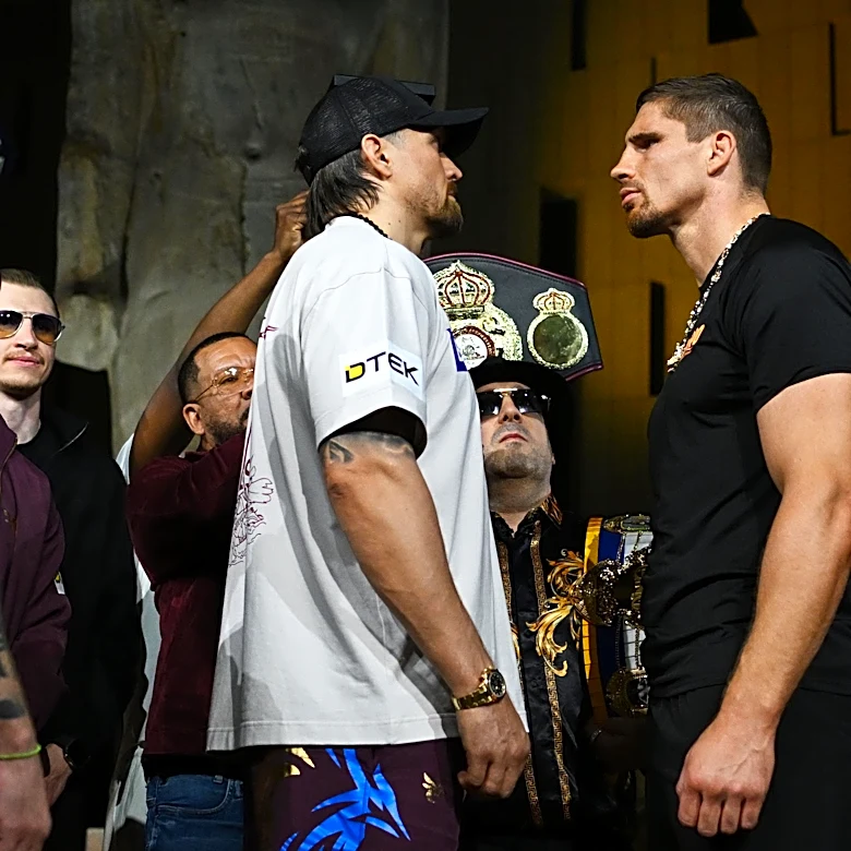 Usyk vs Rico weights: Verhoeven tips scales 25 lbs heavier than career-high Usyk
