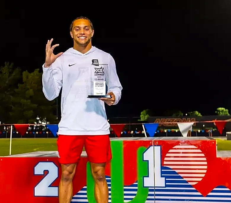 Wildcat Wrap: Arizona track and field’s Mason Lawyer earns Big 12 accolades
