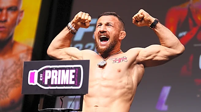 Video: Merab Dvalishvili chokes out bodybuilding influencer Larry Wheels in seconds