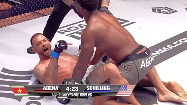 PFL Brussels video: Joe Schilling furiously quits fight after headbutt foul