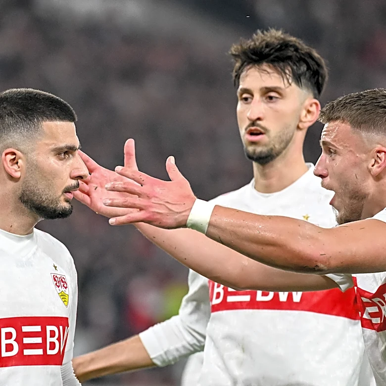 VfB Stuttgart attackers could only watch as Bayern Munich’s Harry Kane stole the show