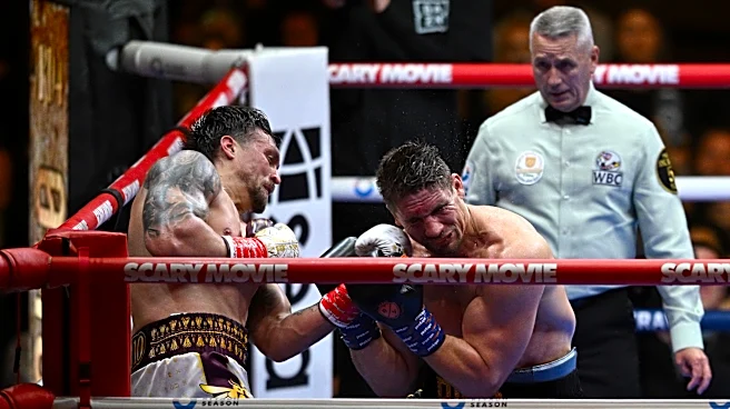 Usyk vs Rico result: Controversy in Egypt as Oleksandr Usyk stops Rico Verhoeven late
