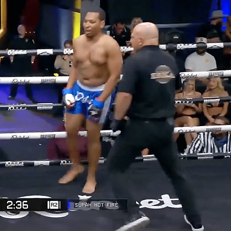 Highlights! Supah Hot Fire flatlines Ray J after punch-less first round | BrandRisk 14
