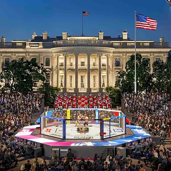 UFC reveals new look at White House staging and fan fest setup for viewing party