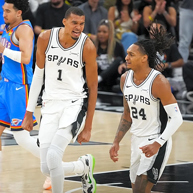 San Antonio vs. Oklahoma City, Final Score: Spurs turn up defense to even series with Thunder, 103-82