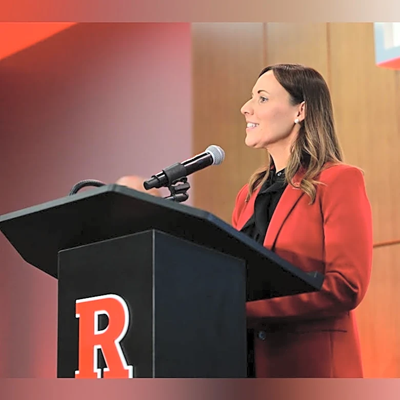 Rutgers AD Keli Zinn Discusses Aid to Olympic Sports Programs at the Scarlet Table