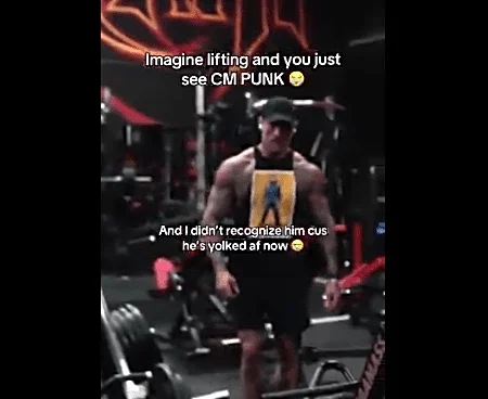 Seems CM Punk got ‘yoked af’ during his WWE absence
