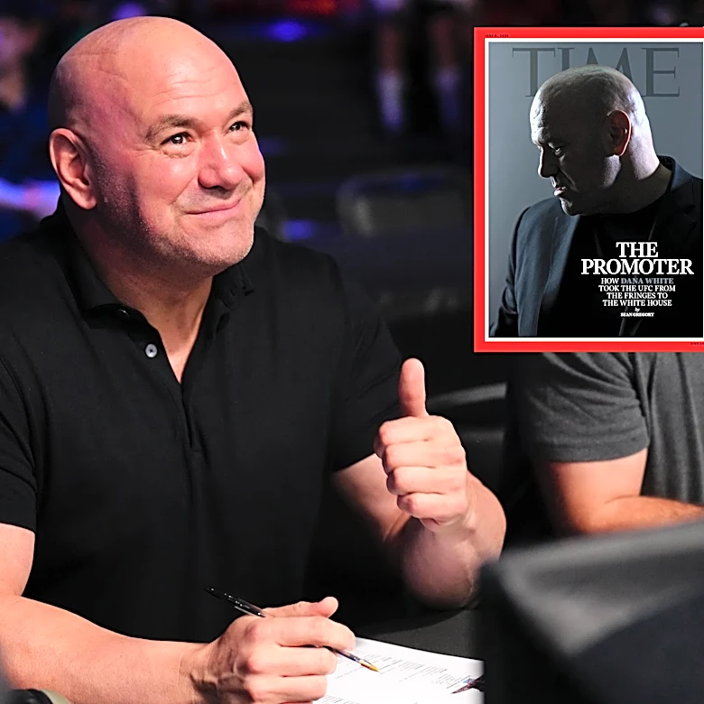 Pic: ‘Unapologetically masculine’ Dana White lands cover of TIME magazine ahead of UFC White House