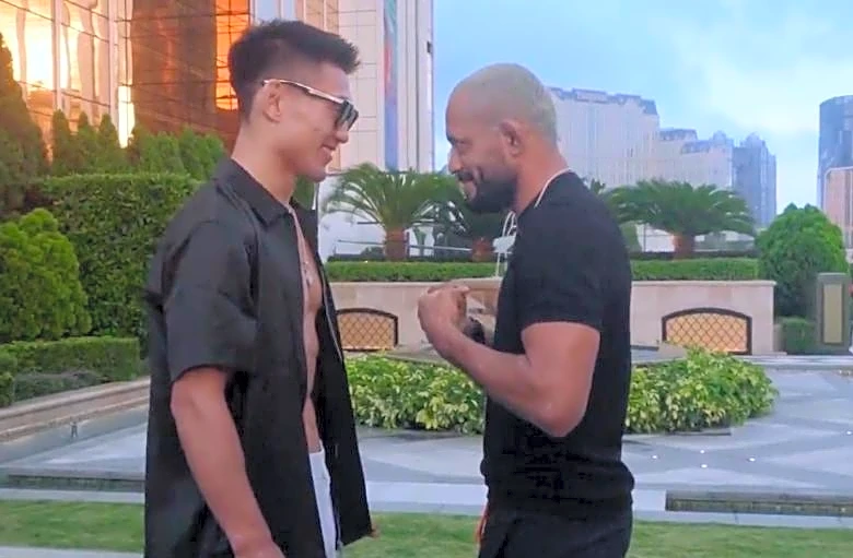 UFC champ Petr Yan celebrates his ‘kids’ facing off as Yadong Song stares down Deiveson Figueiredo in Macau