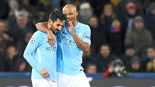 İlkay Gündoğan congratulates former Manchester City teammate Vincent Kompany for DFB-Pokal win with Bayern Munich
