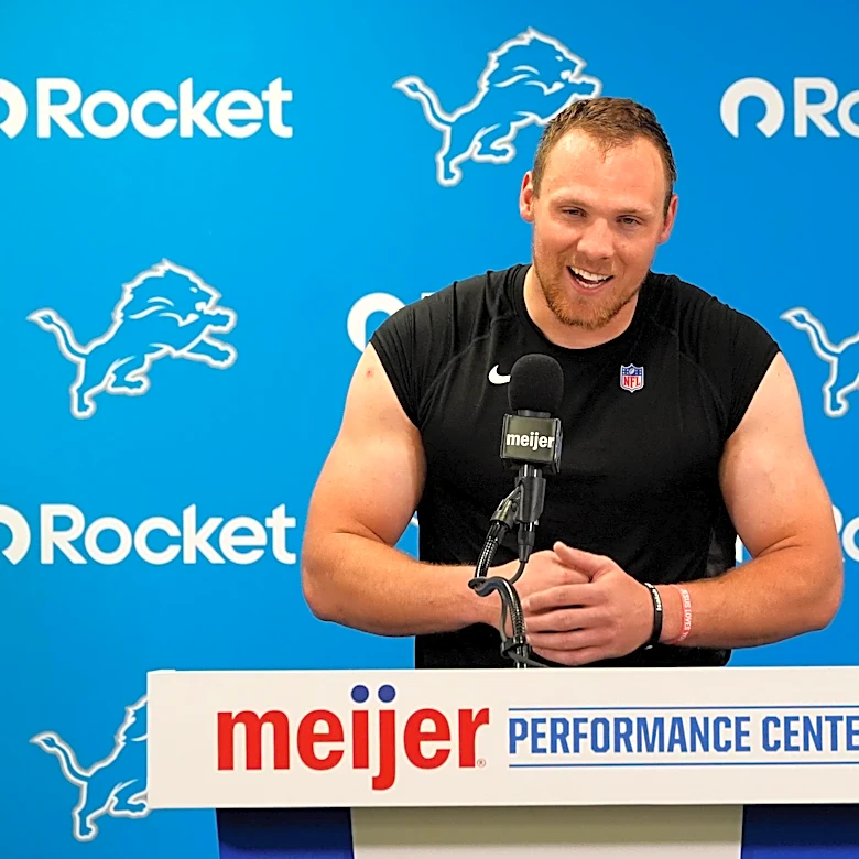 Jack Campbell: ‘Refreshing’ to see hungry Detroit Lions roster on Day 1 of OTAs