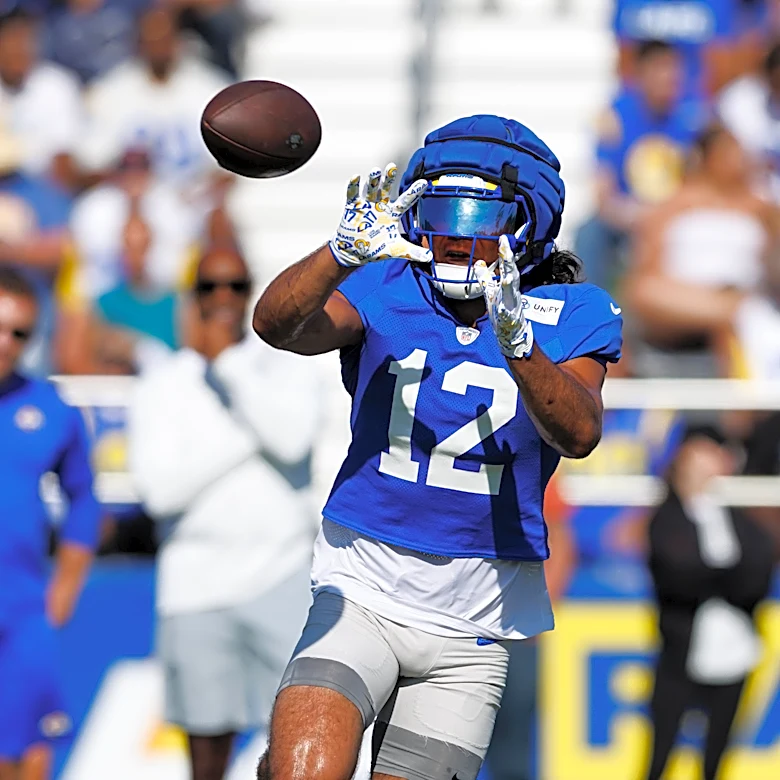 Puka Nacua present at Rams OTAs