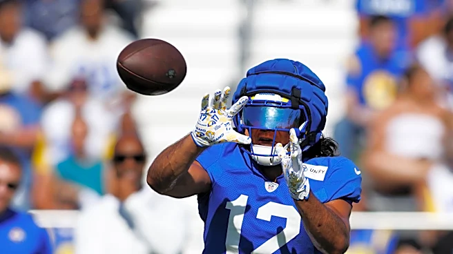 Puka Nacua present at Rams OTAs