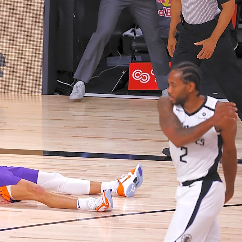 Devin Booker falls less than you probably thought he did