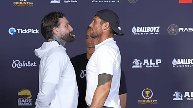 Face off! Darren Till vs. Aaron Chalmers staredown video from BKFC 90 press conference
