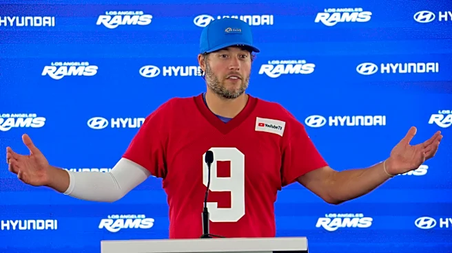 Matthew Stafford is handling the Ty Simpson pick as well as possible