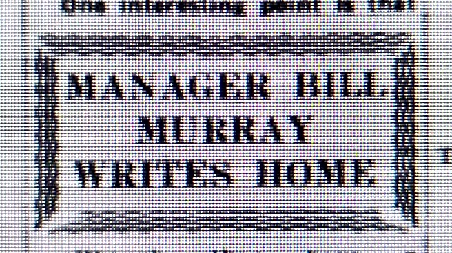 On This Day (31 May 1955): “Murray’s Latest Letter From America”