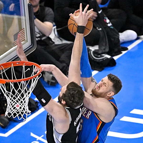 Luke Kornet’s chase-down block was redemption that also etched him into Spurs playoff lore